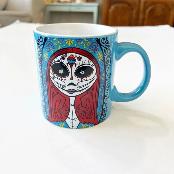 The Nightmare Before Christmas Sally Sugar Skull Day of Dead Coffee Cup Mug NEW - Picture 3 of 8
